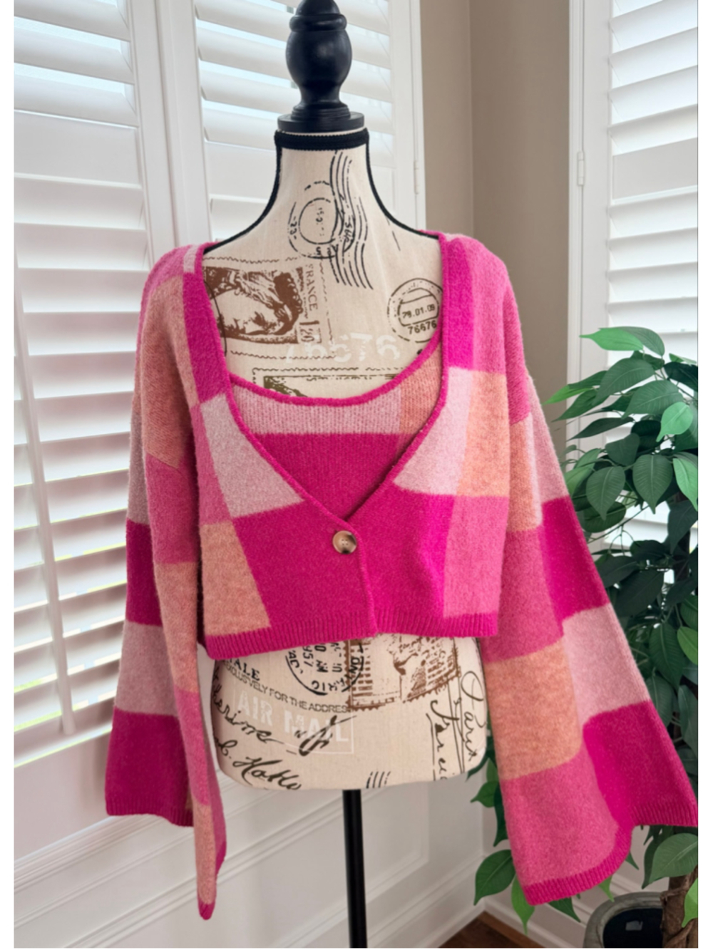 ACOA Wynwood Walls Sweater Set Size S/M
